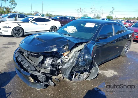 2018 Dodge Charger R/T Scat Pack Rwd из США, поврежденный, VIN 2C3CDXGJ9JH312733